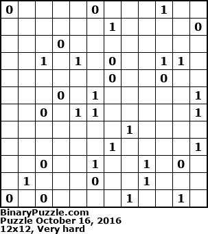 Binary Puzzle