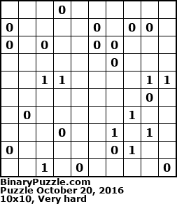 Binary Puzzle