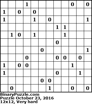 Binary Puzzle