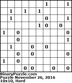 Binary Puzzle