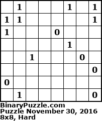 Binary Puzzle