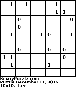 Binary Puzzle
