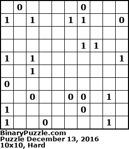 Binary Puzzle