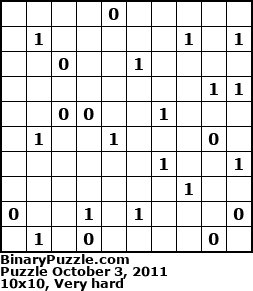 Binary Puzzle