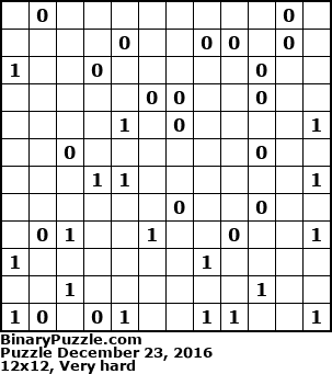Binary Puzzle