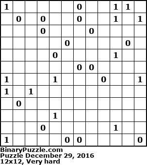 Binary Puzzle