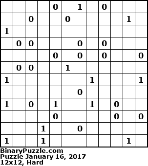 Binary Puzzle
