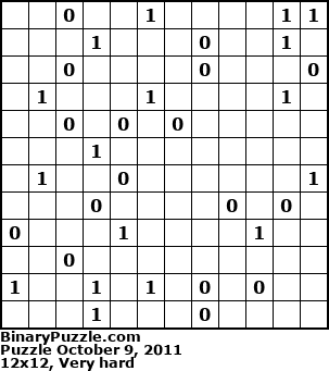 Binary Puzzle
