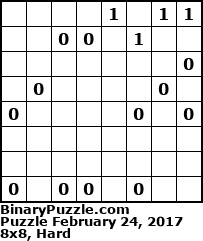 Binary Puzzle