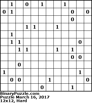 Binary Puzzle