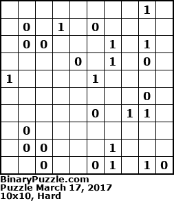 Binary Puzzle