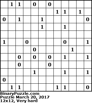 Binary Puzzle
