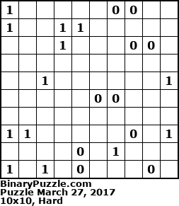 Binary Puzzle
