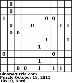 Binary Puzzle