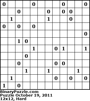 Binary Puzzle