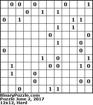 Binary Puzzle