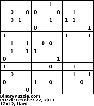 Binary Puzzle