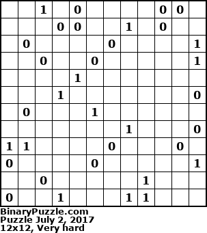 Binary Puzzle
