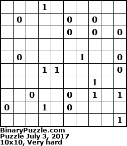 Binary Puzzle