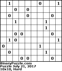 Binary Puzzle