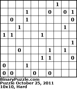 Binary Puzzle