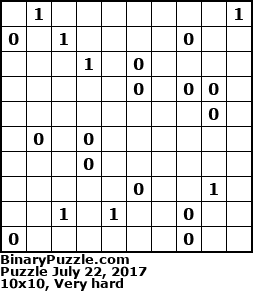 Binary Puzzle