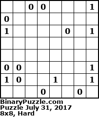 Binary Puzzle