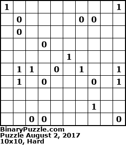 Binary Puzzle