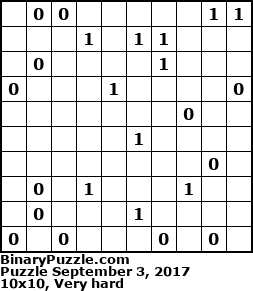 Binary Puzzle