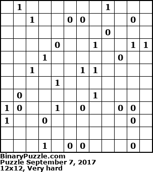 Binary Puzzle