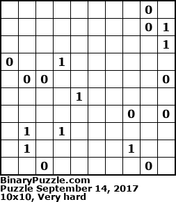 Binary Puzzle