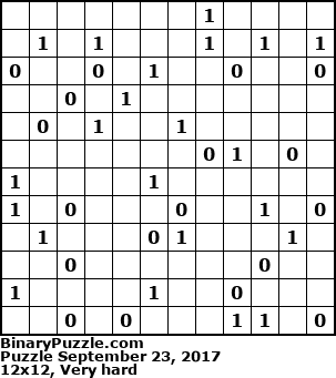 Binary Puzzle