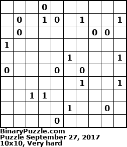 Binary Puzzle
