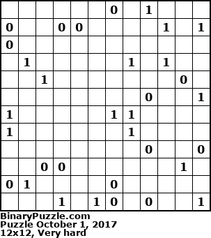 Binary Puzzle