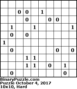 Binary Puzzle