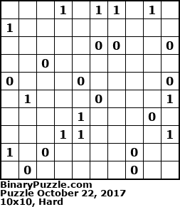 Binary Puzzle