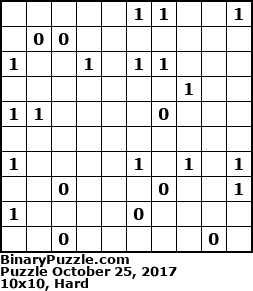 Binary Puzzle