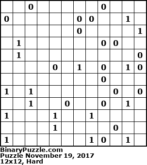 Binary Puzzle