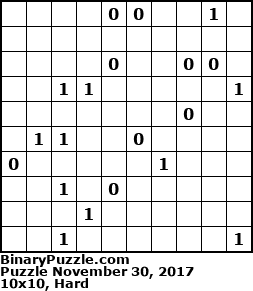 Binary Puzzle