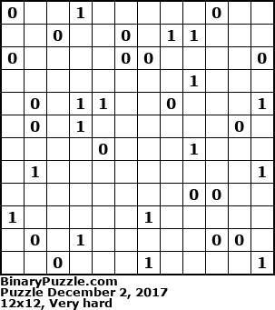 Binary Puzzle