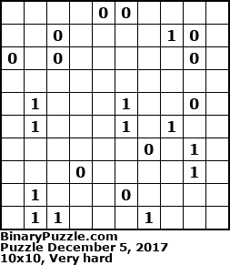 Binary Puzzle