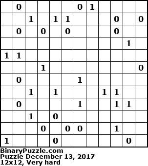 Binary Puzzle