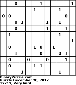 Binary Puzzle