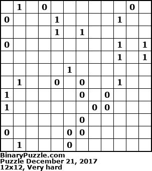 Binary Puzzle