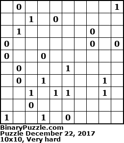 Binary Puzzle