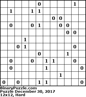 Binary Puzzle