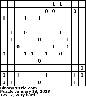 Binary Puzzle