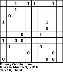 Binary Puzzle