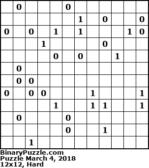Binary Puzzle
