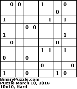 Binary Puzzle